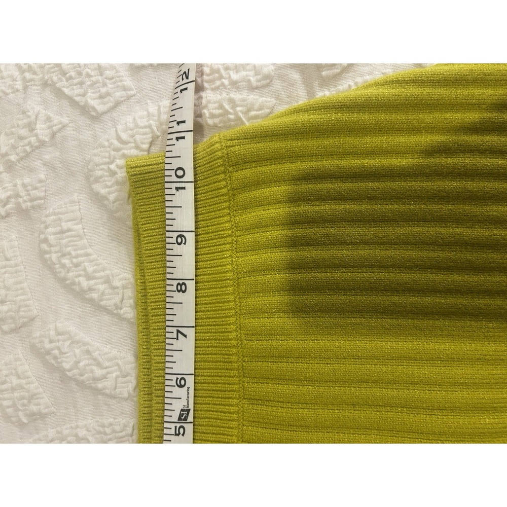 Free People Eliza Mini Skirt Sweater Set, size XS, color Chartreuse‎ NWT - Picture 5 of 12